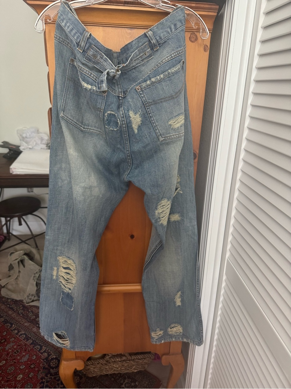 Distressed Women’s Denim Jeans